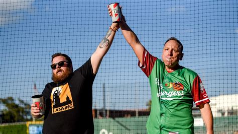 How Joey Chestnut fared compared to Nathan's Hot Dog Contest .
